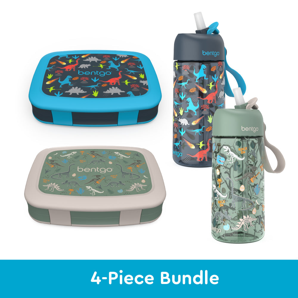 bentgo-kids-prints-lunch-boxes-and-water-bottles-h8 bentgo-lunch-box-bottle-bundle-dinsoaur-fossils-1.jpg