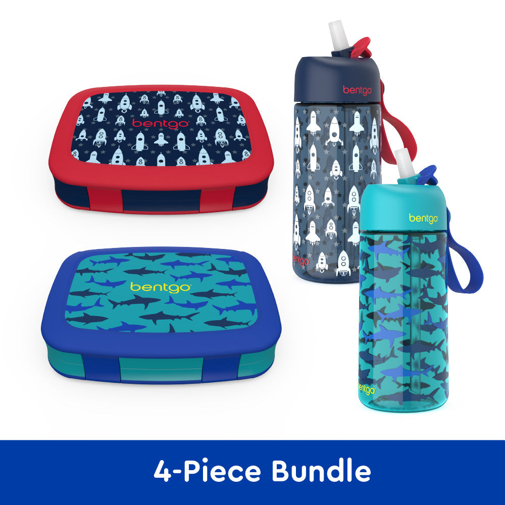 bentgo-kids-prints-lunch-boxes-and-water-bottles-h8 bentgo-lunch-box-bottle-bundle-rocket-shark-1.jpg