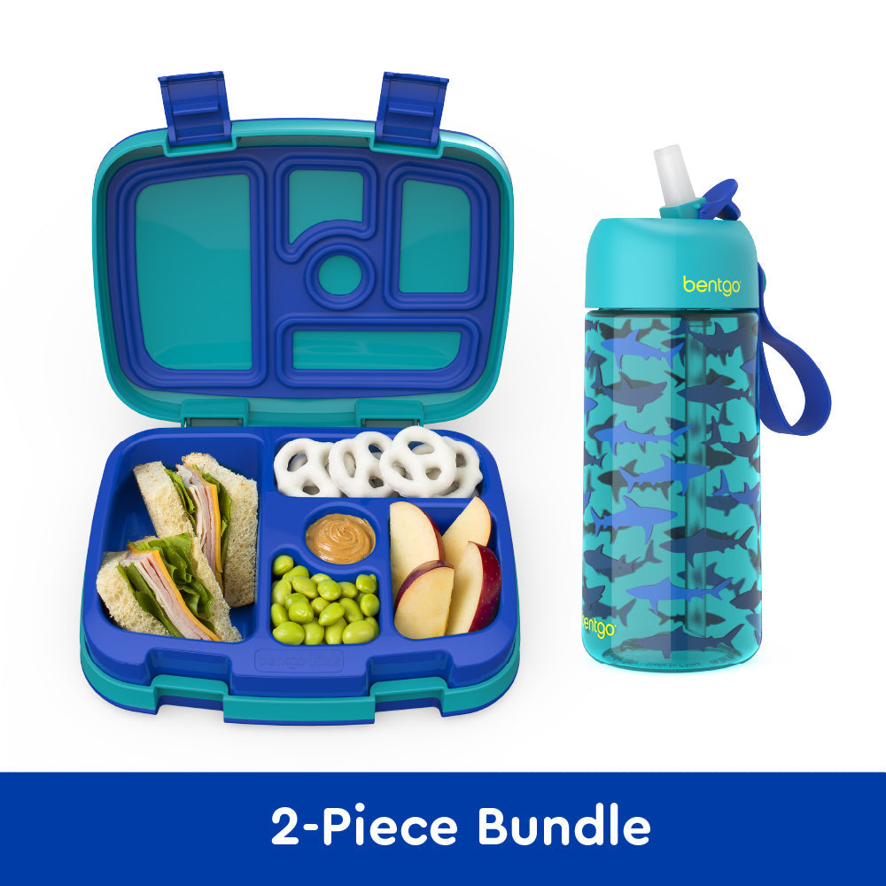 bentgo-kids-prints-lunch-box-and-water-bottle-u1 bentgo-lunch-box-bottle-bundle-shark-1.jpg